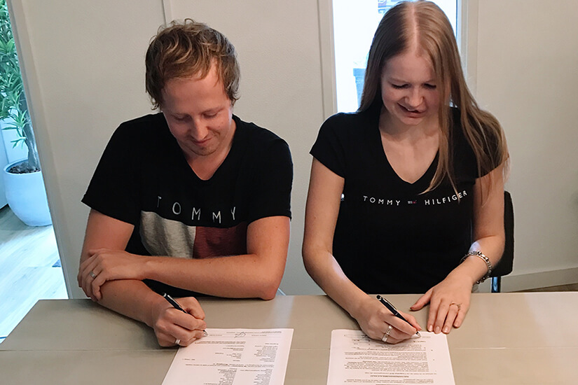 Signing for our very first house 2018